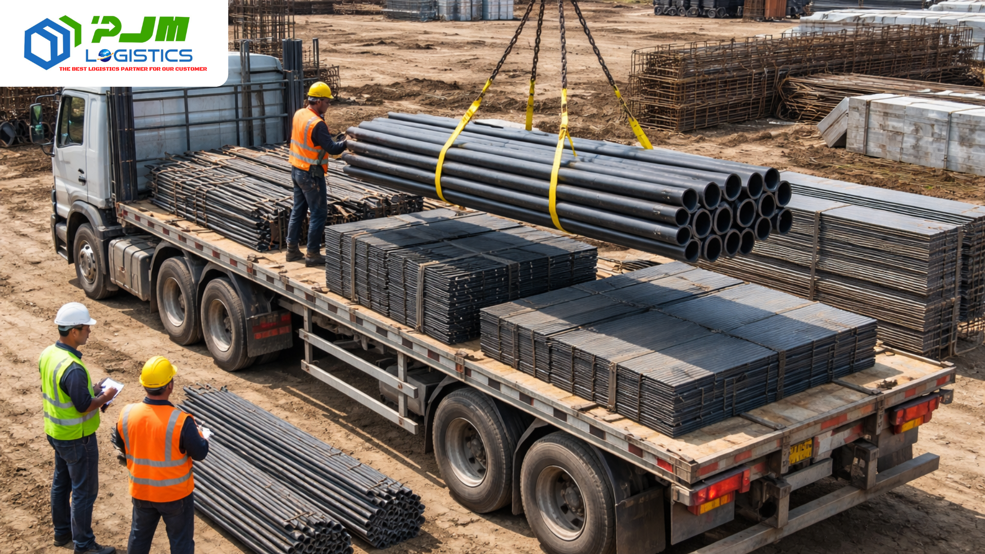 Pengiriman Besi Baja