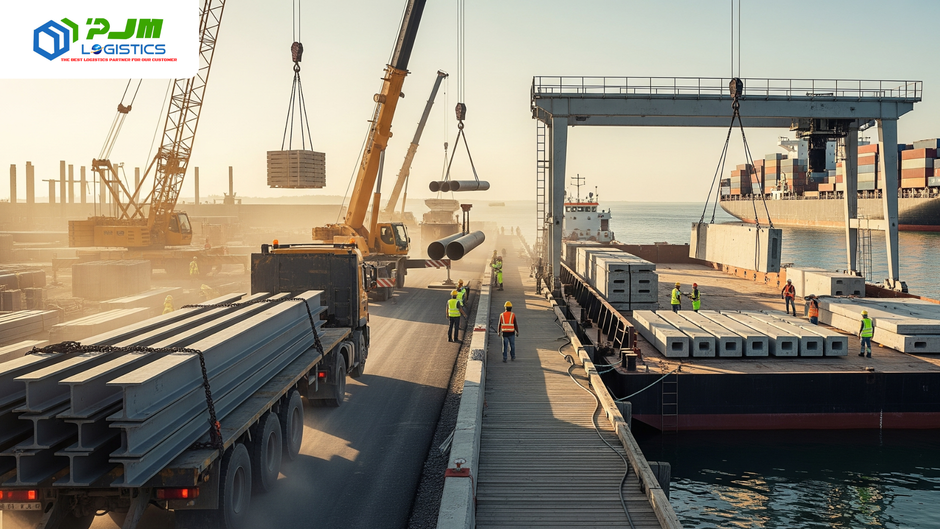 Pengiriman Beton Precast